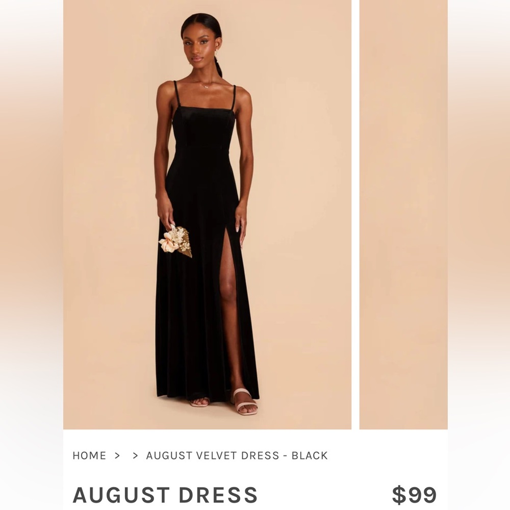 Birdy Grey August velvet bridesmaids dress